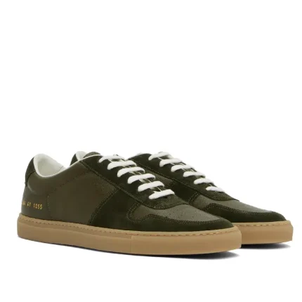 Common Projects BBall Suede Trimmed Leather Sneakers (3)