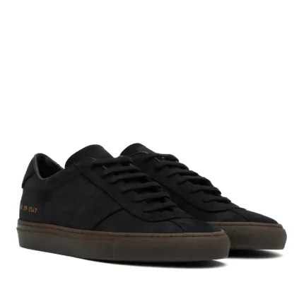 Common Projects Black Leather Sneakers (3)
